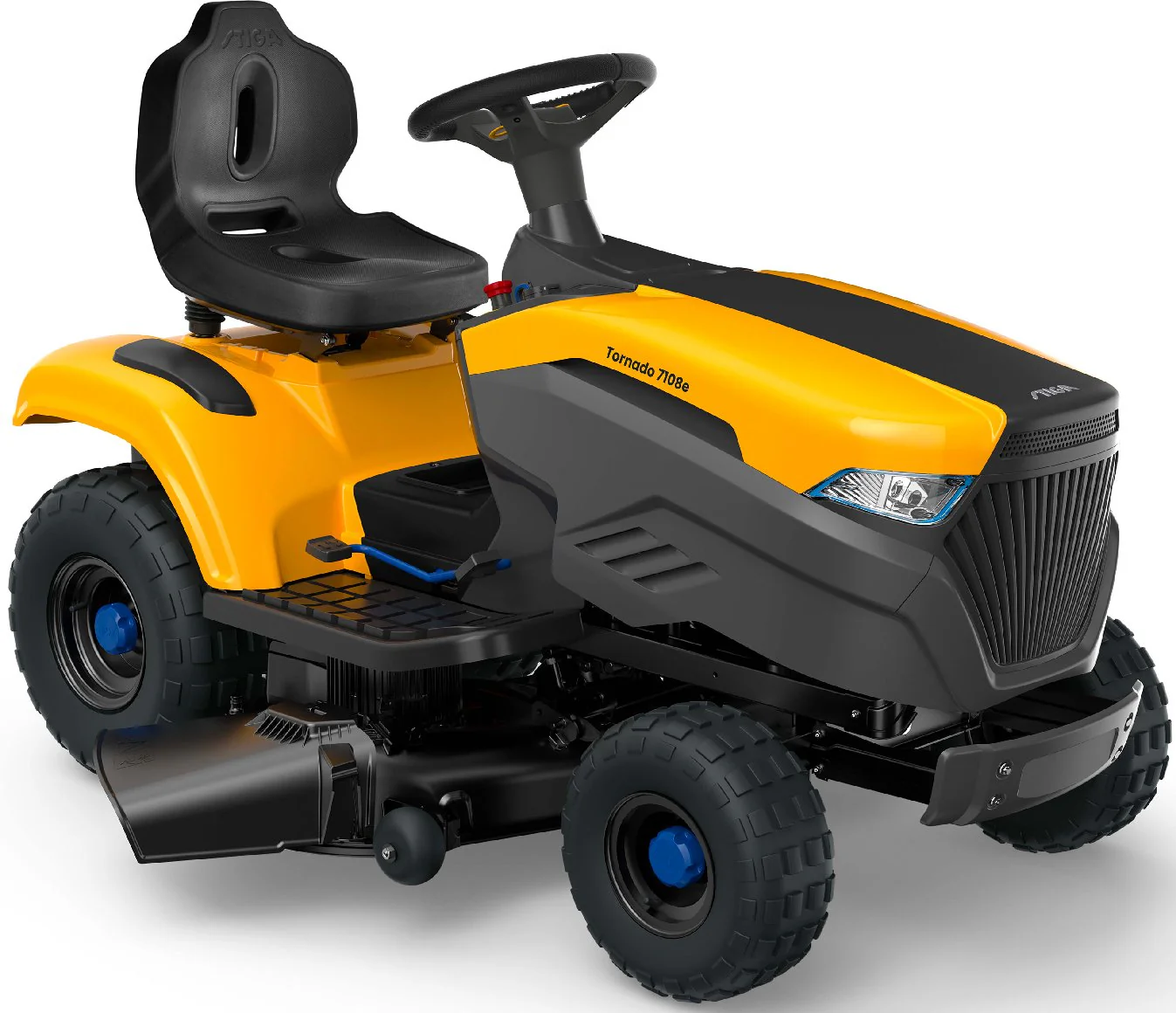 Stiga Akku-Rasentraktor Tornado 7108e – Modell 2025