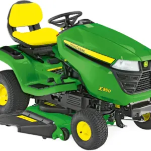 John Deere X350 – Rasentraktor ohne Mähwerk Modell 2025