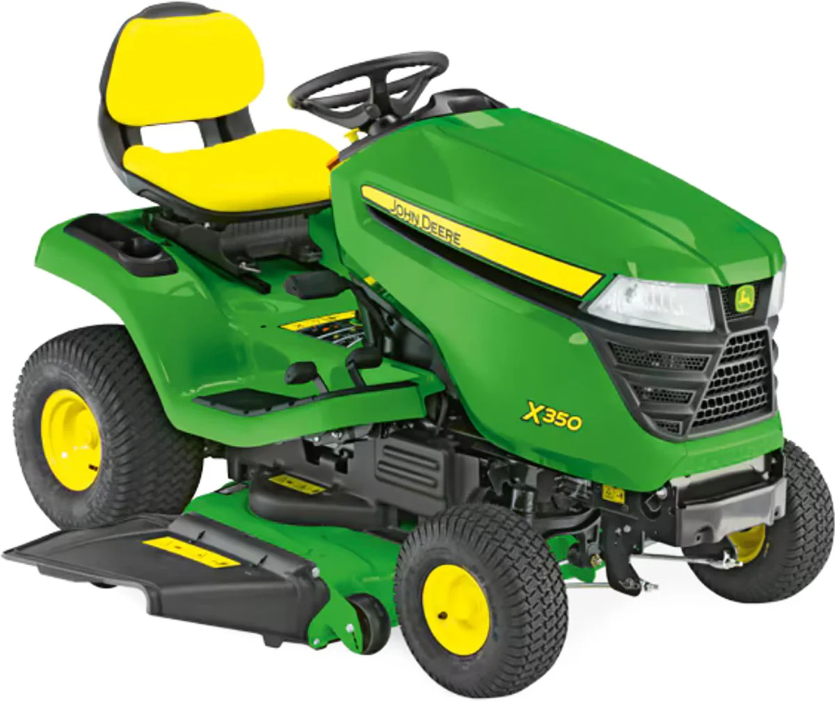 John Deere X350 – Rasentraktor ohne Mähwerk Modell 2025