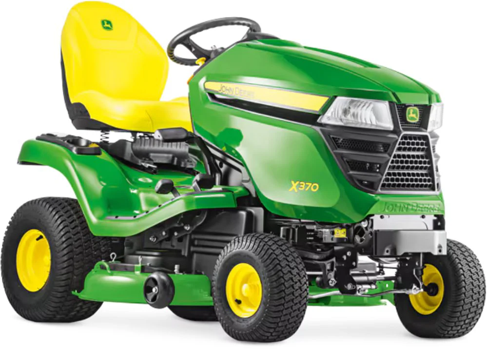 John Deere X370 – Rasentraktor Grundgerät ohne Mähwerk Modell 2025