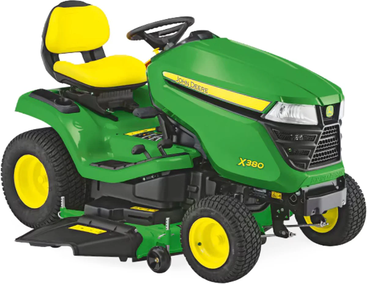 John Deere X380 – Rasentraktor ohne Mähwerk Modell 2025