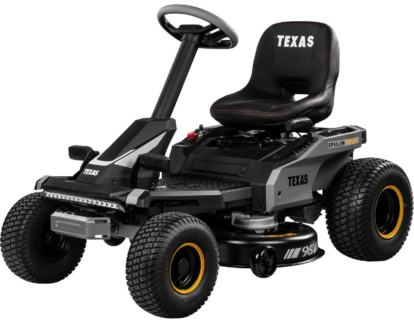 Texas Akku-Aufsitzmäher Epsilon R9600Li – Modell 2025
