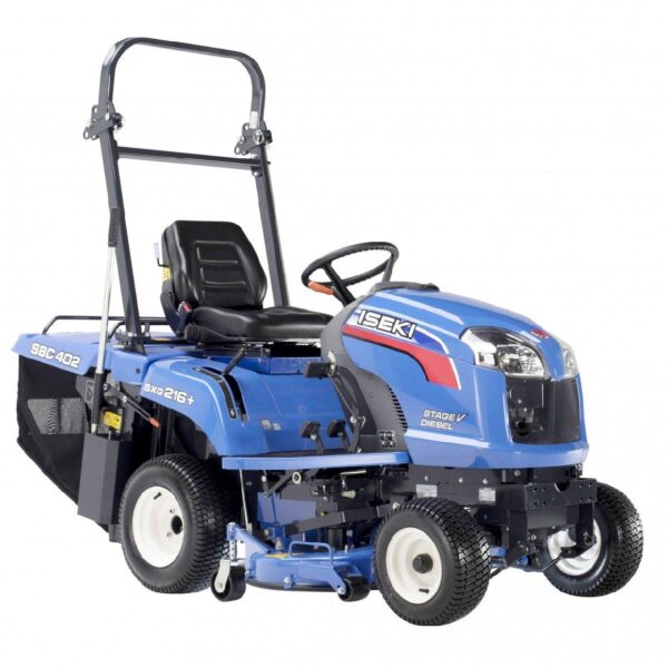 ISEKI SXG 216 H (Modell 2025) – Diesel-Rasentraktor mit elektrischer Fangkorbentleerung