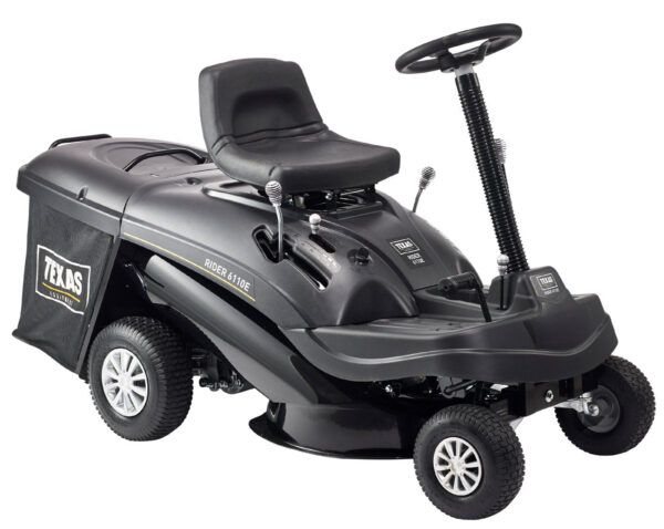 Texas Rider 6110E Black Series – Aufsitzmäher mit Fangkorb (Modell 2025)