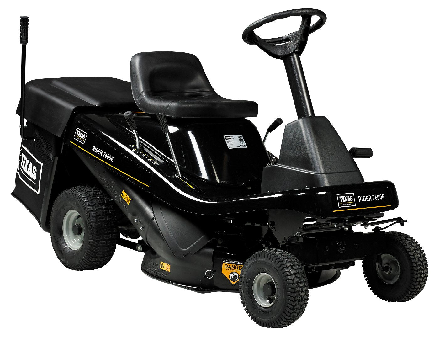 Texas Aufsitzmäher Rider 7600E 3in1 inkl. Mulchkit - (Modell 2025)